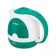 Electric KitFort KT-6607-2 kettle, 1 l, 1300 W, white-green