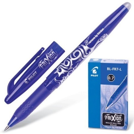 Gel handle Erased Pilot Frixion, node 0.7 mm, blue ink blue