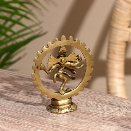 Souvenir "Nataraj" Brass 10 cm-3