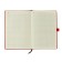 Diary Leduced A6, 100 sheets in a cage, elastic band, leatherette cover, mix