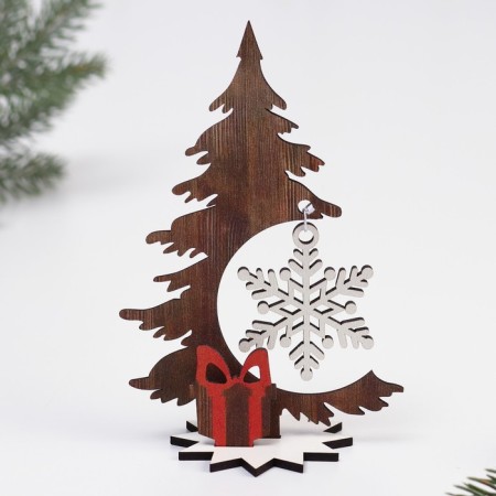 New Year's decor "Christmas tree", height 15 cm.