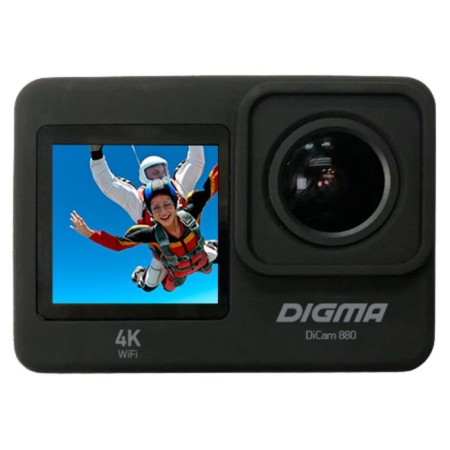 Digma Dicam 880, Sony IMX386, 16 MP, black