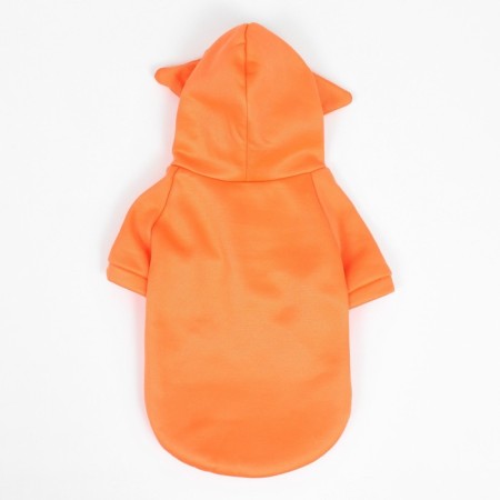 Sweatshirt with a hood "fox", size M (DS 25, Osh 28, og 40 cm), orange-9