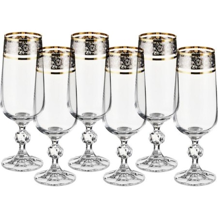 A set of glasses for champagne "Claudia", 180 ml, 6 pcs.-1