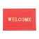 Rug of the hazardous muddy share "Welcome. Meander ", 38 × 58 cm, color mix