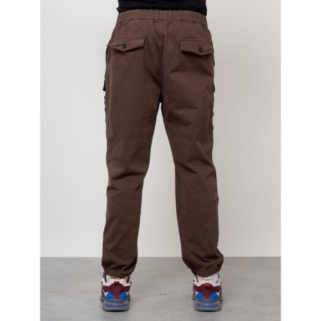 Cargo jeans men, size 44-46, brown color-3