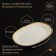 Porcelain Serving dish Magistro Poursephona, 37 × 24 cm, beige color