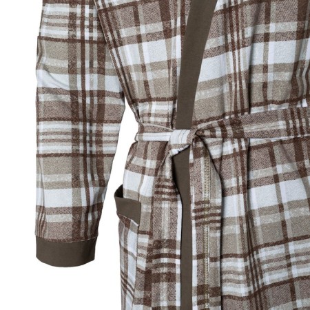 Male robe, brown color, size 52-7