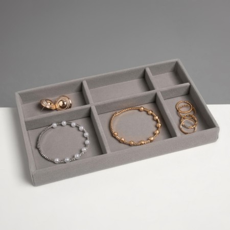 Steam for decorating 6 cells, phlock, 21 × 12.3 × 2.5 cm, color gray color-1