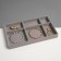Steam for decorating 6 cells, phlock, 21 × 12.3 × 2.5 cm, color gray color