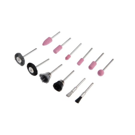 A set of nozzles for engravers and tundra drill, shank diameter 3 mm, 12 pcs.