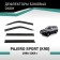 Defly window deflectors for Mitsubishi Pajero Sport (K90), 1996-2009
