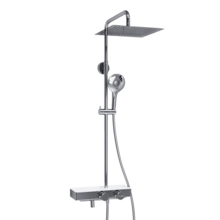 The shower system wasserkraft a113.118.101.ch Thermo, tropical shower, thermostat, chrome