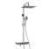 The shower system wasserkraft a113.118.101.ch Thermo, tropical shower, thermostat, chrome