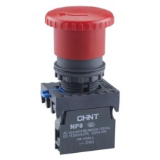 Control button 667210 D = 40 mm, with fixation, IP65, red color
