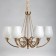 Palermo chandelier, size 67x110x67 cm, 240W 6xe27