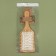 Massage comb “Bamboo”, wide, bamboo, 8 × 25 cm, color “Light Wood”