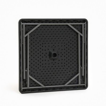 Folding table 88*88*74cm, black-4