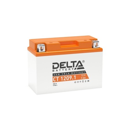DELTA Battery ST1209.1 (YT9B -BS) 12 V, 9 Ach straight (+ -)