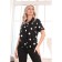 Female blouse, size 44, black color