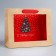 New Year's Craft gift package with a New Year tree plastic window, 24 x 20 x 11cm, New Year