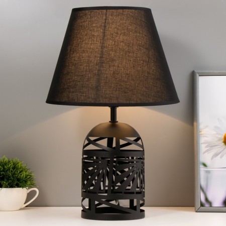 Burma table lamp E14 40W Black 27x27x42 cm Risalux-1