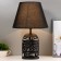 Burma table lamp E14 40W Black 27x27x42 cm Risalux