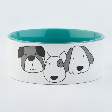 Ceramic bowl “Faithful friends”, 300 ml, for dogs-2