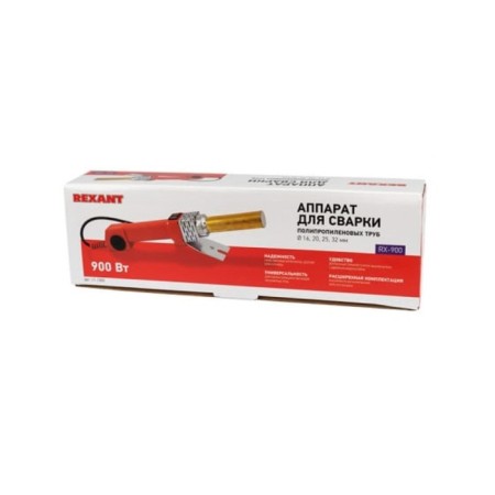 REXANT plastic pipes device, 900 W, nozzles set, 16-32 mm, 300 °-1