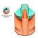 ORGANIZER stand for the office rotating, ERICHKRAUSE MINI Desk, Pastel Bloom, peach