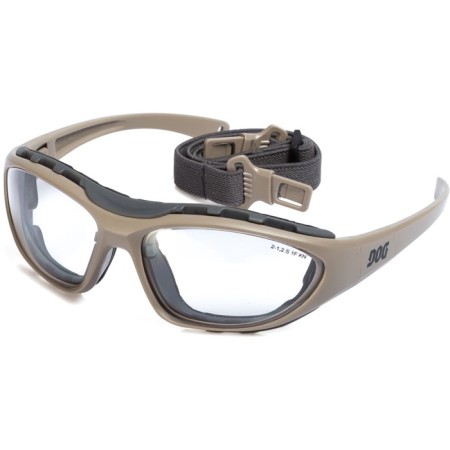 Open glasses DOG Expert 2103 transparent, scratching and fogging