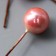 Decor for creativity "Ball light pink pearl" d = 1.2 cm set 25 pcs 6x1.2x1.2 cm