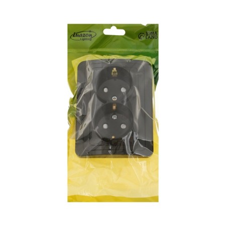 Double rosette with the Luazon Lighting "Orion" curtain, 16 a, hidden, with salary, black-3
