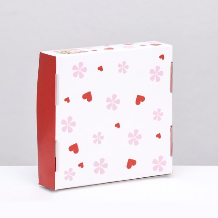Gift box with a window, "only for you" 11.5 x 11.5 x 3 cm-1