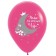 Shar Latex 12 “We have a girl”, pastel, 2-sided, set 25 pcs., Mix