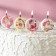 Set of candles in the cake "Unicorn", size 1 candle 4 × 4.4cm, 4 pcs