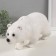 Piggy bank "Bear White" 18.5 x 14 x 36 cm