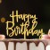 Topper "Happy Birthday", gold, give beautifully