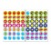 Stickers circles "Account", 16 p.