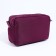Cross-Bodi Bag with zipper, external pocket, purple color