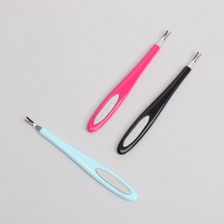 Trimmer for cuticle, with a file, 10.5 cm, color mix-1