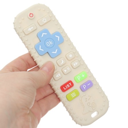 Teether for the teeth "Putic", beige color, size 16 cm-7