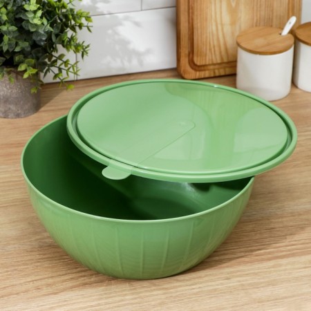 Saladnik with a lid "Fiesta", 5 l, color mix-1
