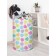 Basket for toys "Rainbow hearts, size 40x60 cm