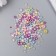 Beads for creativity plastic "Round. Assorted Makarun" d = 3-8 mm, set 10 grams