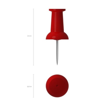 Power buttons Colored 100 pieces Erichkrause in Eurobox 19749-3