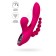 Vibroostimulator 3 in 1 Jos Tripling, 21 cm, silicone, pink color