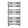 Water towel Terminus "Capri" P14, 500x800 mm, lower connection, chrome