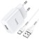 Network charger Hoco N9, USB - 2.1 A, Type -C 1 m cable, white