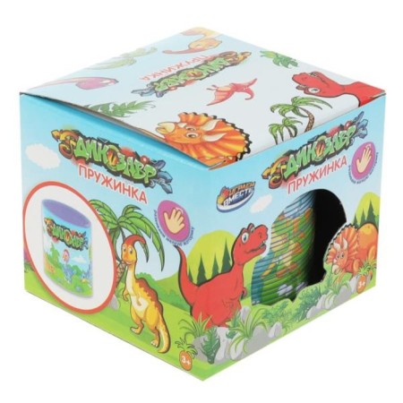Game spring "dinosaurs", 8 × 7 × 8 cm-4